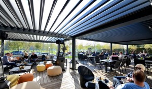 Commercial awnings and coverings