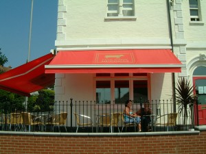 Restaurant awning