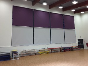 Ravenswood Primary School gym blinds