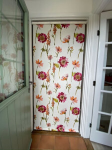 A roller blind fitted in Chelmondiston to cover the pantry