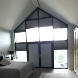 Electric blackout blinds fitted in Woodbridge, Suffolk