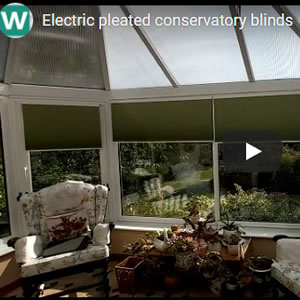Electric conservatory blinds