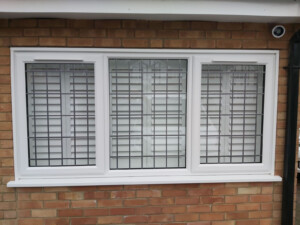 Wooden shutters fitted on a home in Ipswich