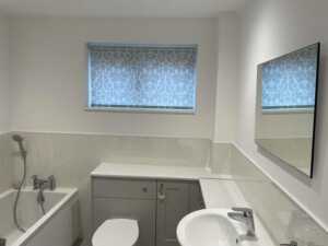 Bathroom roller blind