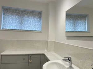 Bathroom roller blind