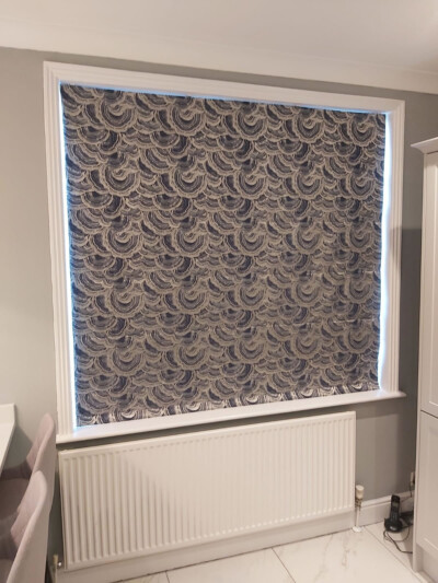 Patterned Roman Blinds in Ipswich
