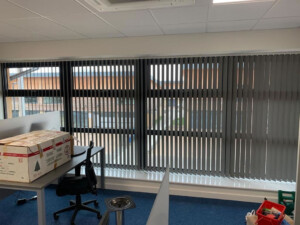 Vertical blinds fitted at X-on in Melton