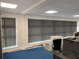 Vertical blinds fitted at X-on in Melton