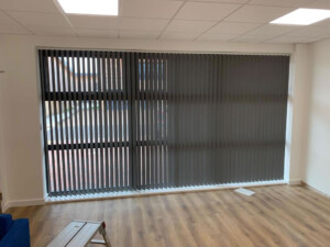 Vertical blinds fitted at X-on in Melton